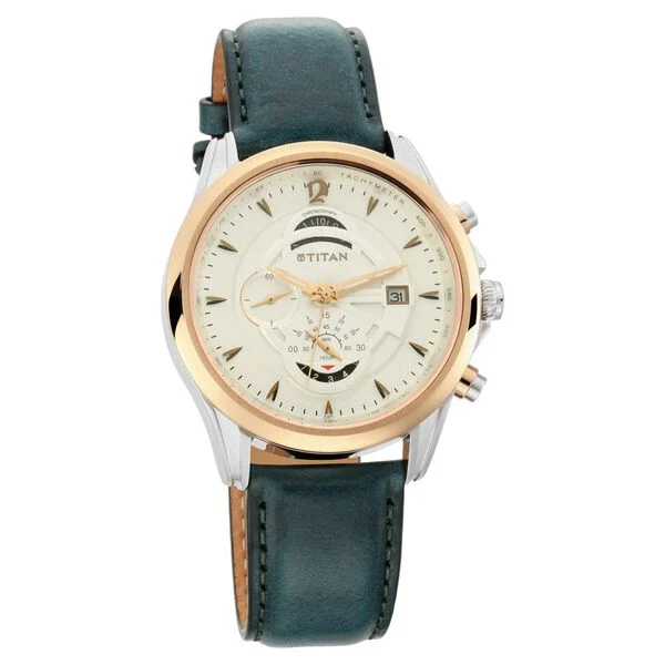 Titan 1830KL01 Maritime Analog Watch for Men Titan