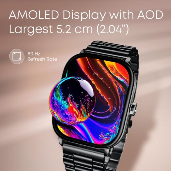 Fastrack Radiant FX2 Luxury Metal Smartwatch with largest 5.1 AMOLED Display with Functional Crown - Image 5