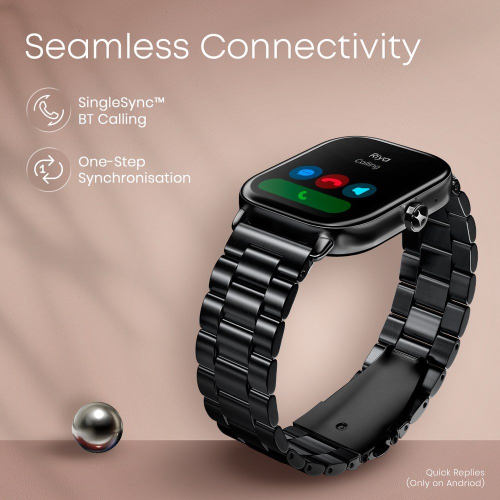 Fastrack Radiant FX2 Luxury Metal Smartwatch with largest 5.1 AMOLED Display with Functional Crown - Image 6