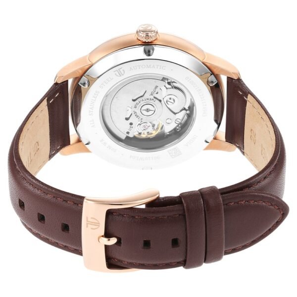 Titan Mechanical Green Dial Automatic watch for Men with Leather Strap - Image 6