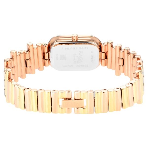 Titan Raga Love All Rose Gold Dial Analog Metal Strap Watch for Women - Image 2