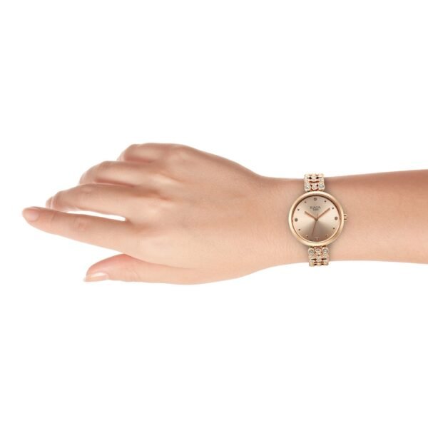Titan Raga Showstopper Quartz Analog Rose Gold Dial Metal Strap Watch for Women - Image 7