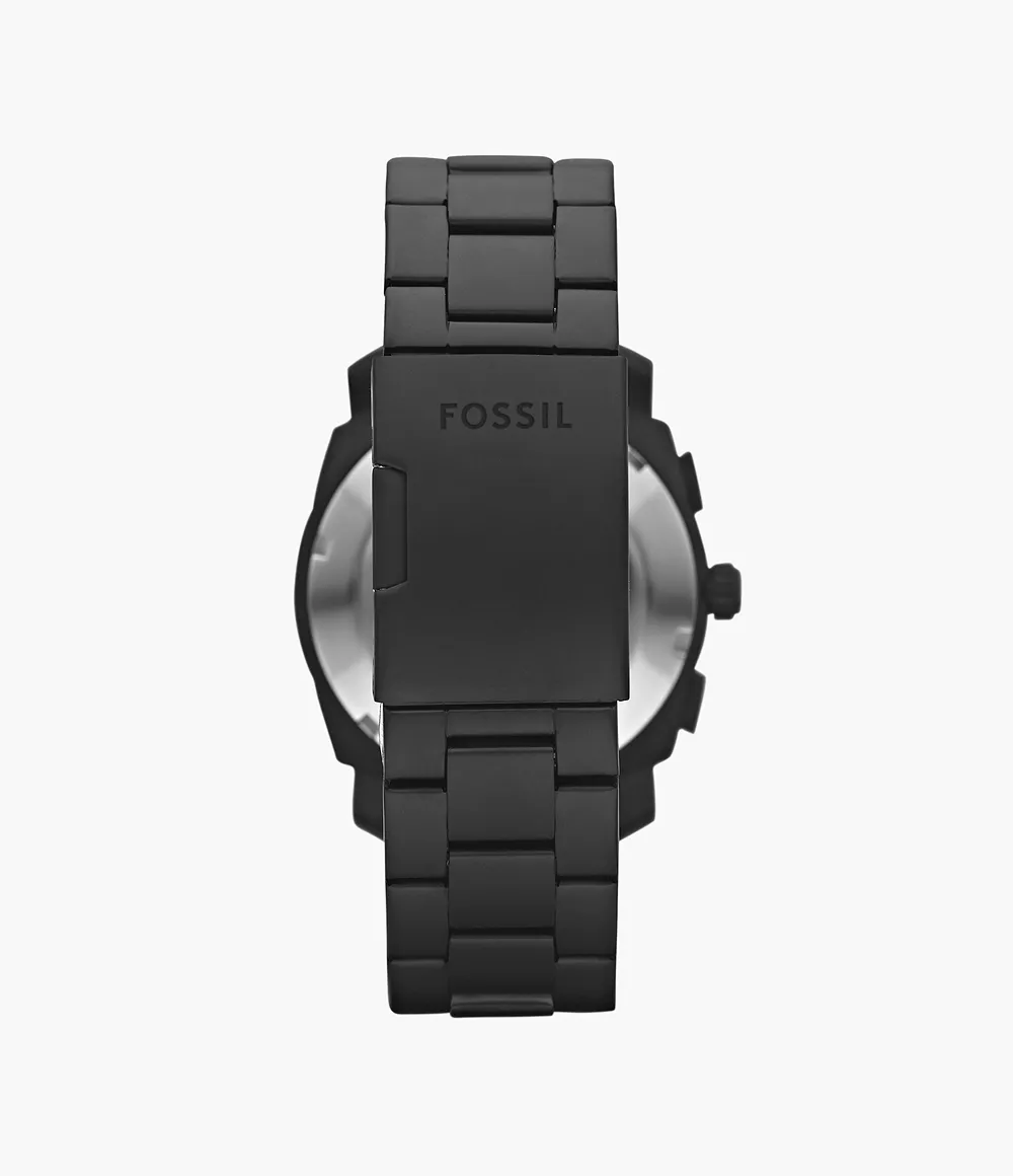 Machine Mid-Size Chronograph Black Stainless Steel Watch (FS4682) - Image 4