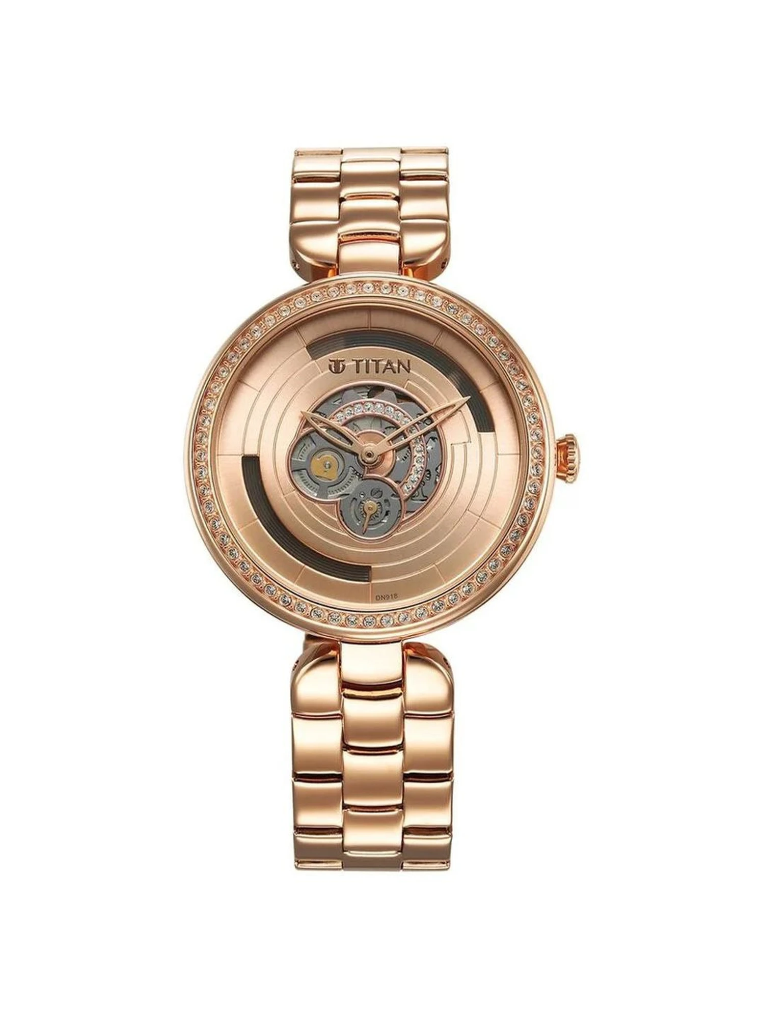 Titan 95229WM01 Purple Abstract Analog Watch for Women