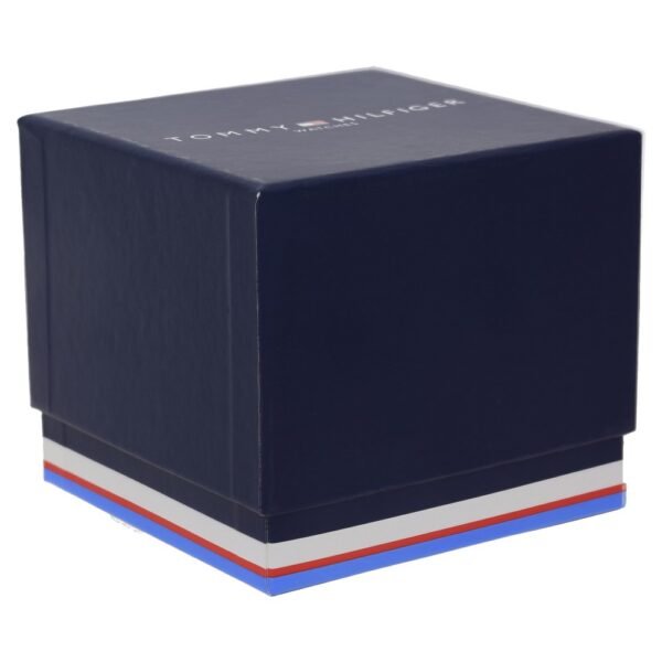 Tommy Hilfiger Black Dial Golden Colour Stainless Steel Strap Watch for Men (TH1710520)) - Image 6